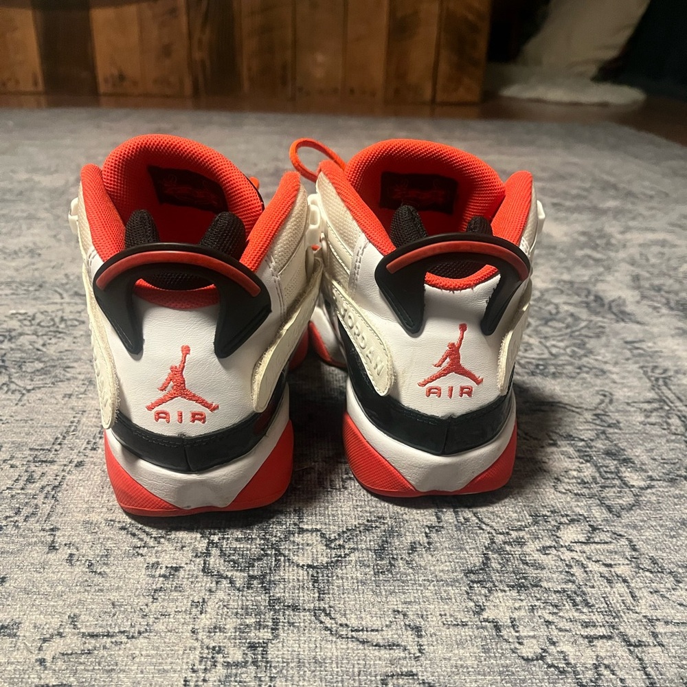 Nike Jordan Six 6 Rings Black/Team Orange - Picture 3 of 6
